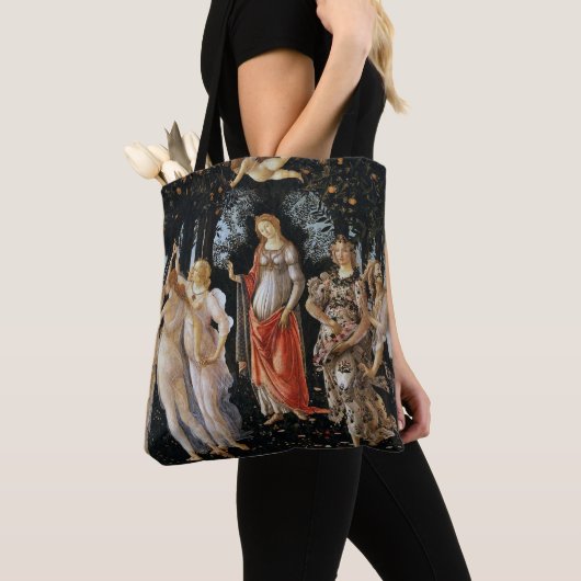 Primavera, Sandro Botticelli, 1482 Tote Bag (Dichtbij)