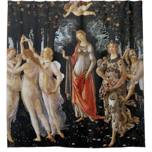Primavera, Sandro Botticelli Douchegordijn (Voorkant)