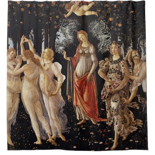 Primavera Sandro Botticelli Douchegordijn (Voorkant)