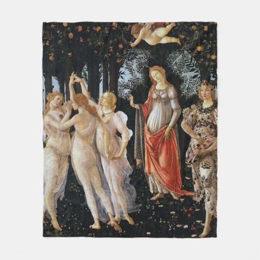 Primavera, Sandro Botticelli Fleece Deken (Voorkant)