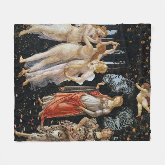 Primavera, Sandro Botticelli Fleece Deken (Voorkant (Horizontaal))