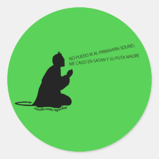 Primavera Sound Pegatina/Sticker (style 2) Ronde Sticker