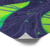 Primavera Spring Goddess Fantasy Surreal Portret Poster (Hoek)