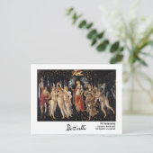 Primavera van Botticelli Briefkaart (Staand voorkant)