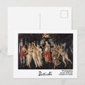 Primavera van Botticelli Briefkaart (Voorkant / Achterkant)