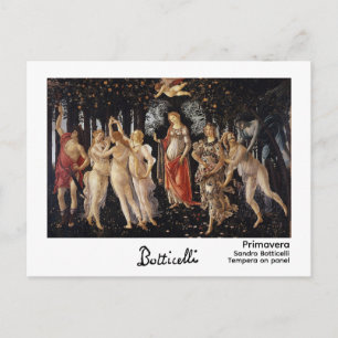 Primavera van Botticelli Briefkaart