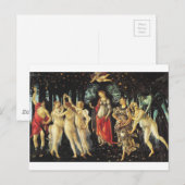 Primavera van Sandro Botticelli Briefkaart (Voorkant / Achterkant)