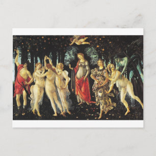 Primavera van Sandro Botticelli Briefkaart