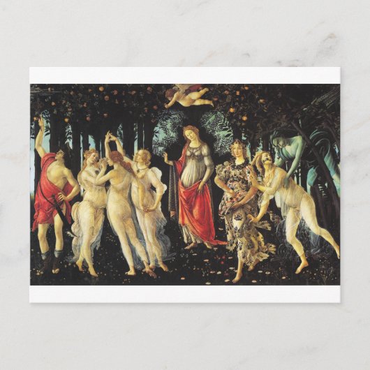 Primavera van Sandro Botticelli Briefkaart (Voorkant)