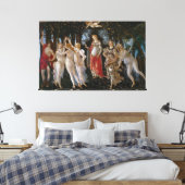 Primavera van Sandro Botticelli (c 1470-80) Canvas Afdruk (Insitu (Slaapkamer))