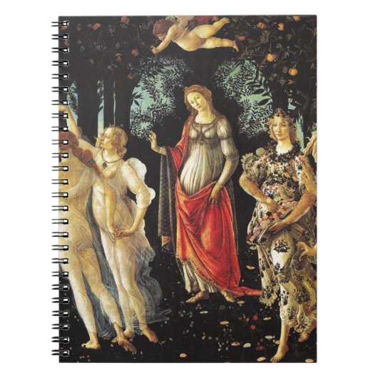 Primavera van Sandro Botticelli Notitieboek (Voorkant)