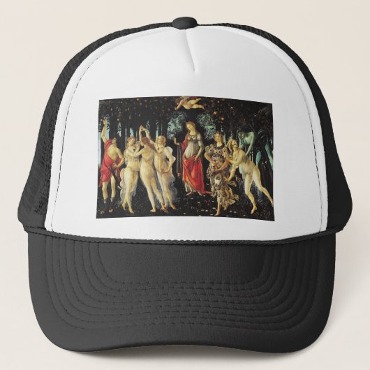 Primavera van Sandro Botticelli Trucker Pet (Voorkant)