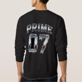 Prime 07 Zilver Chroom Statement Trui (Achterkant)