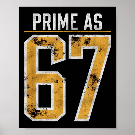 Prime Number As 67  Poster (Voorkant)