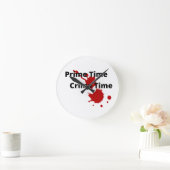 Prime Time Crime Time Wandklok (Huis)