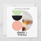 Primer cumpleaños kaart (Voorkant)