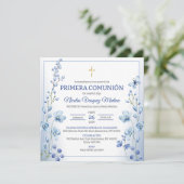 Primera Communia Religious Eerste Heilige Communie Kaart (Staand voorkant)