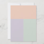 Primera Communie Schattigee Minimalistische Eerste Kaart (Achterkant)