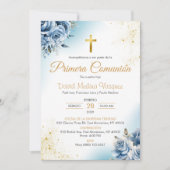 Primera Community Invitation Elegante Heilige Comm Kaart (Voorkant)