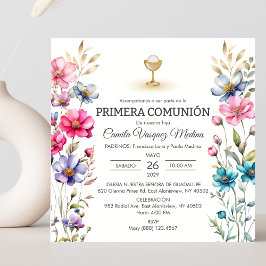 Primera Community Wildflowers Meisje Eerste Commun Kaart