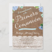 Primera Comunión, 1e communiqué Latino nodigt uit Kaart (Voorkant)