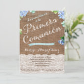 Primera Comunión, 1e communiqué Latino nodigt uit Kaart (Staand voorkant)