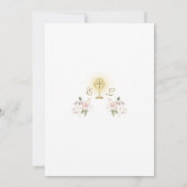 Primera Comunión Girls Twins First Holy Communion  Kaart (Achterkant)