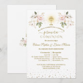 Primera Comunión Girls Twins First Holy Communion  Kaart (Voorkant / Achterkant)