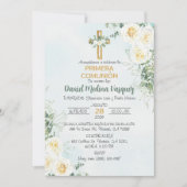 Primera Comunion Invitacion Schattigee Eerste Comm Kaart (Voorkant)