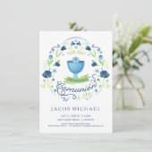 Primera Comunión Invitación - Spaans, Jongens Kaar Kaart (Staand voorkant)