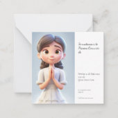 Primera Comunión Notitiekaartje (Voorkant)