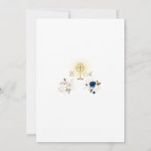  Primera Comunión Twins First Holy Communion Kaart (Achterkant)