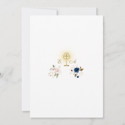 Primera Comunión Twins First Holy Communion Kaart (Achterkant)