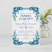 Primera Comunion Uitnodiging Eerste Heilige Commun (Staand voorkant)