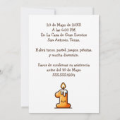 Primera Fiesta Spaanse Cactus Verjaardag Foto toev Kaart (Achterkant)