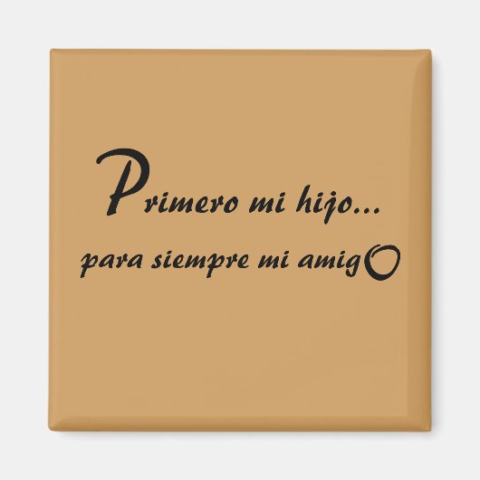 Primero Mi Hijo Magneet (Voorkant)