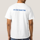 Primetime van het college - om het even welk bepaa t-shirt (Achterkant)