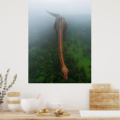 Primeval Forest Aerial Photography Poster (Keuken)