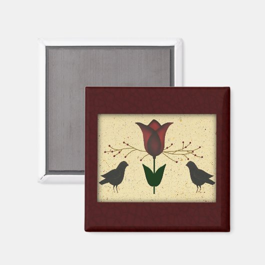 Primitief Art Magnet (Voorkant / Achterkant)