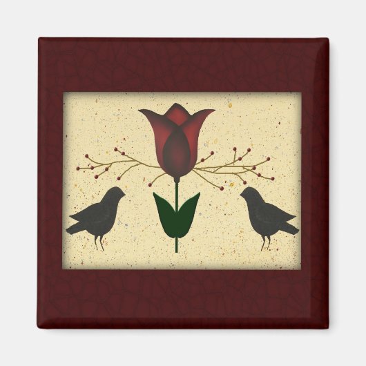 Primitief Art Magnet (Voorkant)