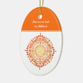 Primitief art-Sun custom ornament (Links)