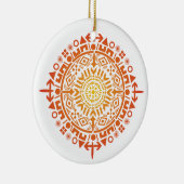 Primitief Art-Sun custom ornament (Rechts)