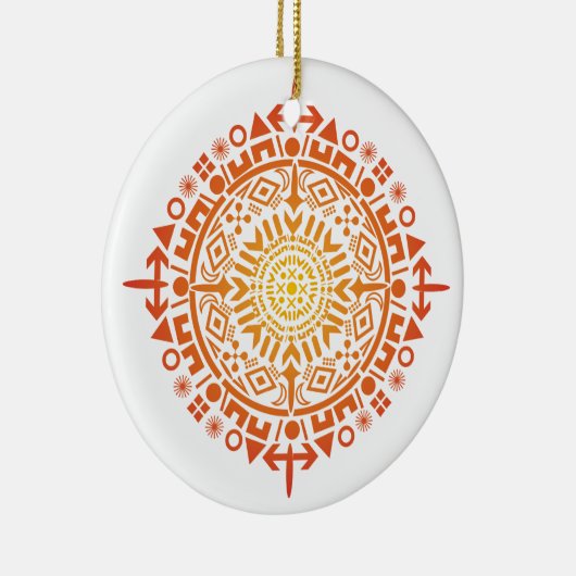 Primitief Art-Sun custom ornament (Rechts)