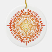 Primitief Art-Sun custom ornament (Voorkant)