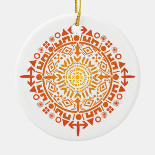 Primitief Art-Sun custom ornament