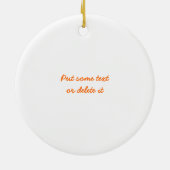 Primitief Art-Sun custom ornament (Achterkant)