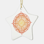 Primitief art-Sun custom ornament (Links)