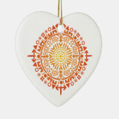 Primitief art-Sun custom ornament (Rechts)