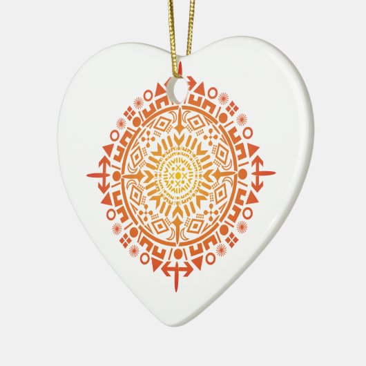 Primitief art-Sun custom ornament (Links)