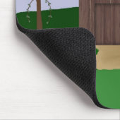 Primitief Barn Mousepad Muismat (Hoek)